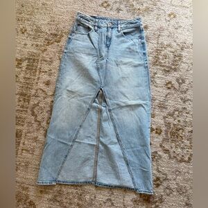 American Eagle Outfitters Light Blue Denim Skirt